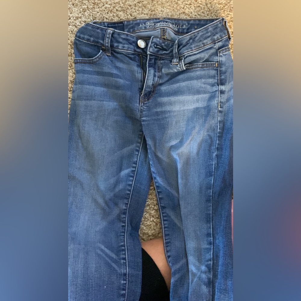 Skinny Capri American eagle no rips size 0